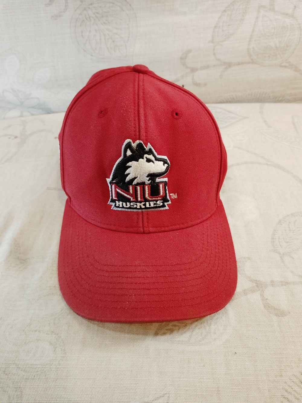 Adidas Red NIU Huskies Embroidered Baseball Cap